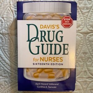Davis’s Drug Guide for Nurses Sixteenth Edition Book. F.A. Davis. Like New